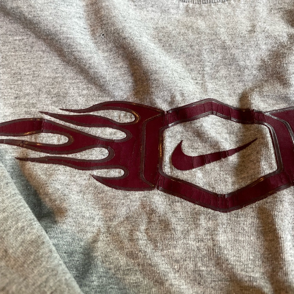 rare vintage nike flame longsleeve